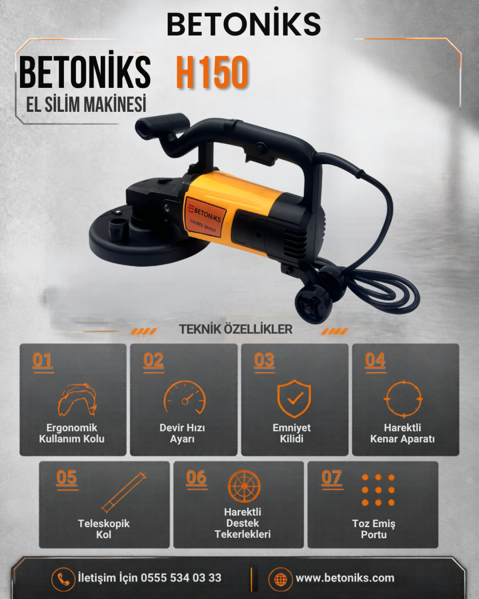 BETONİKS H 150 EL SİLİM MAKİNESİ