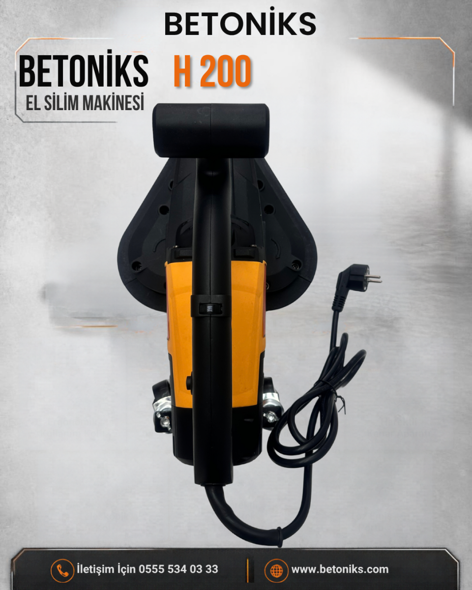 BETONİKS H 200 EL SİLİM MAKİNESİ ÜÇ ELMASLI