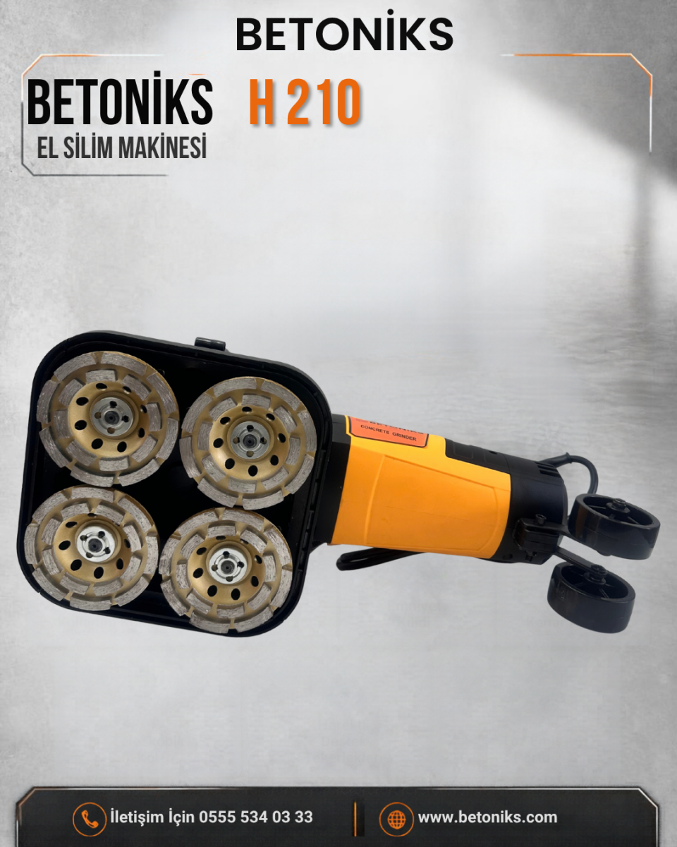 BETONİKS H 210 EL SİLİM MAKİNESİ TEK ELMASLI