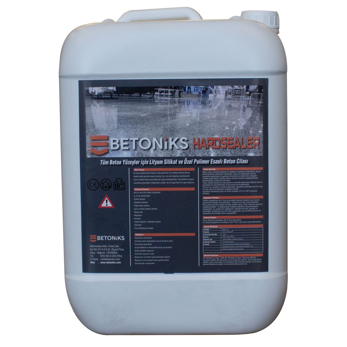 Betoniks Hardsealer Beton Cilası 10 Kg