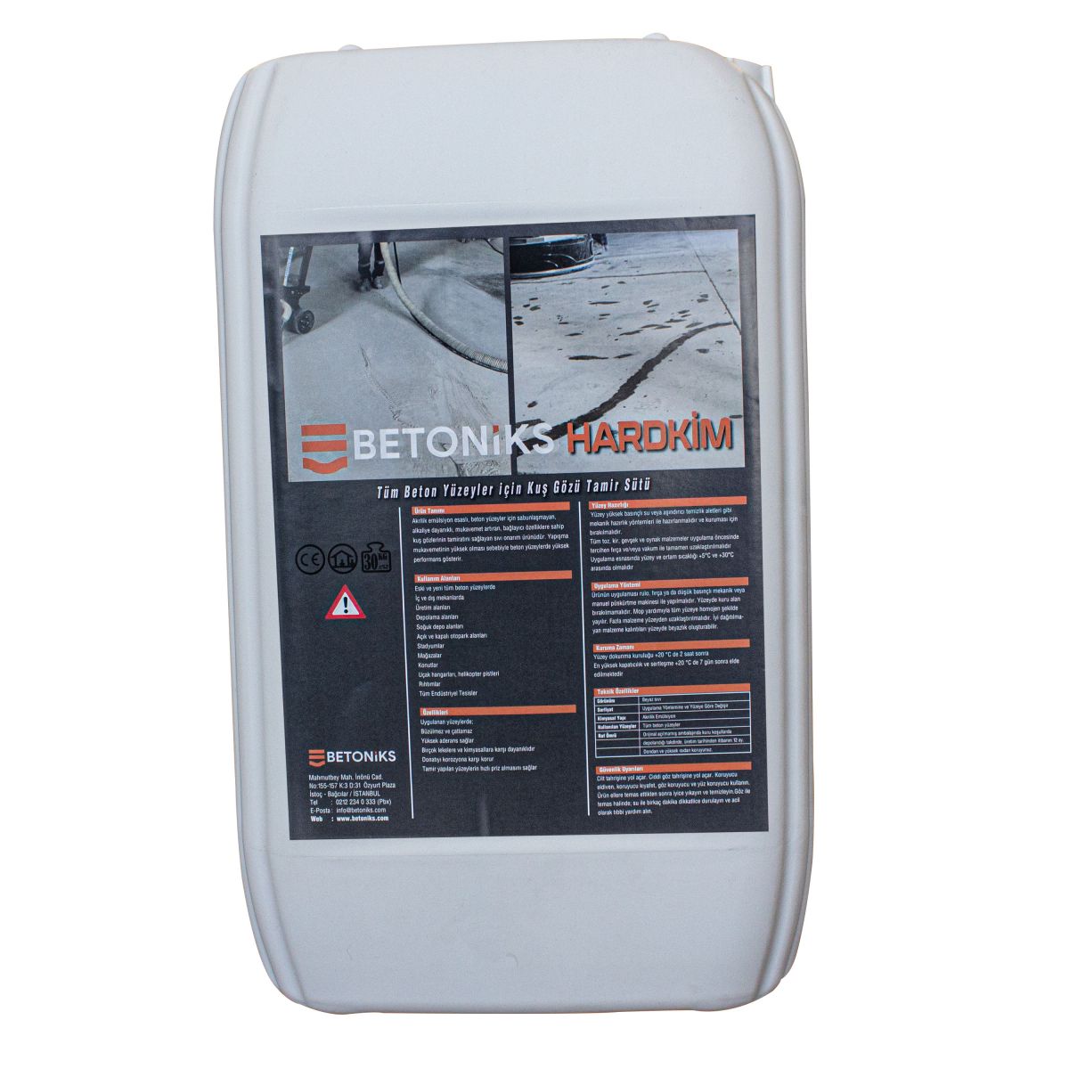 Betoniks Hardkim Repair Fluid For All Concrete Surfaces 30 Kg